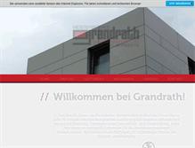 Tablet Screenshot of grandrath.de